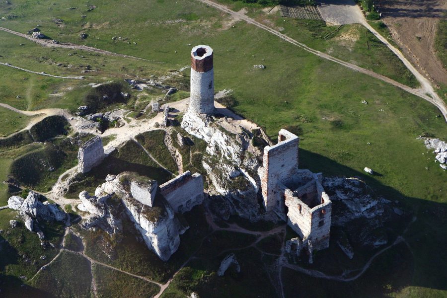 Zamek Olsztyn na śląsku ruiny