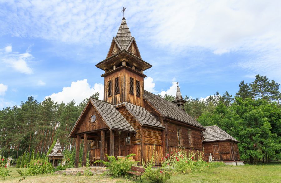 Kościół w Choroszczynce koło Janowa Podlaskiego