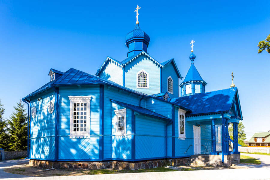 cerkwie na podlasiu cerkiew w narwi