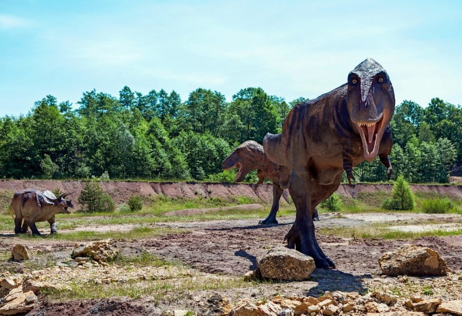 Dinozaur w JuraParku Krasiejów