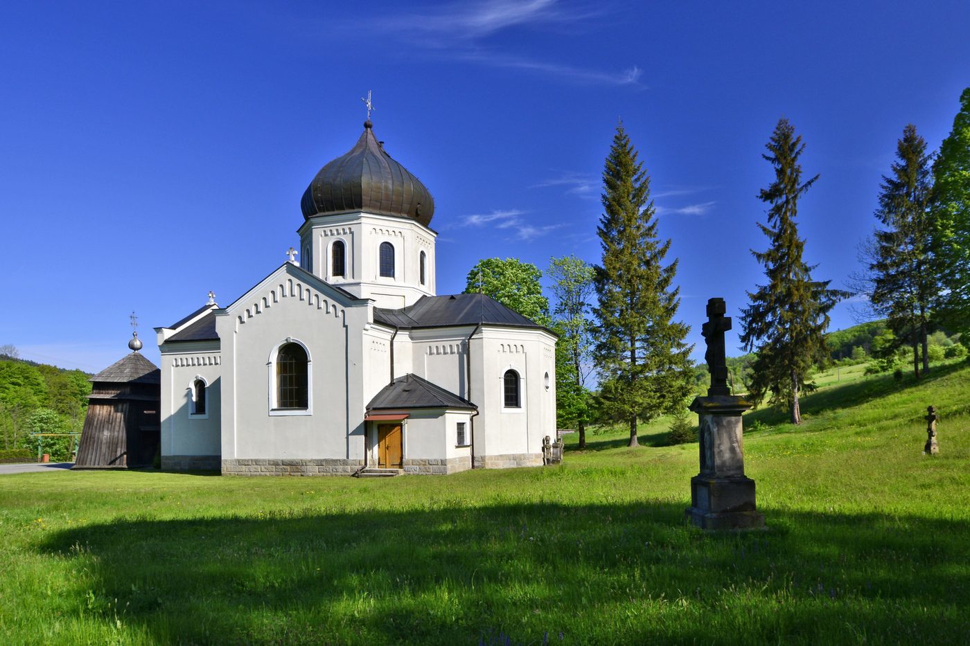 Cerkiew w Pętnej w Beskidzie Niskim