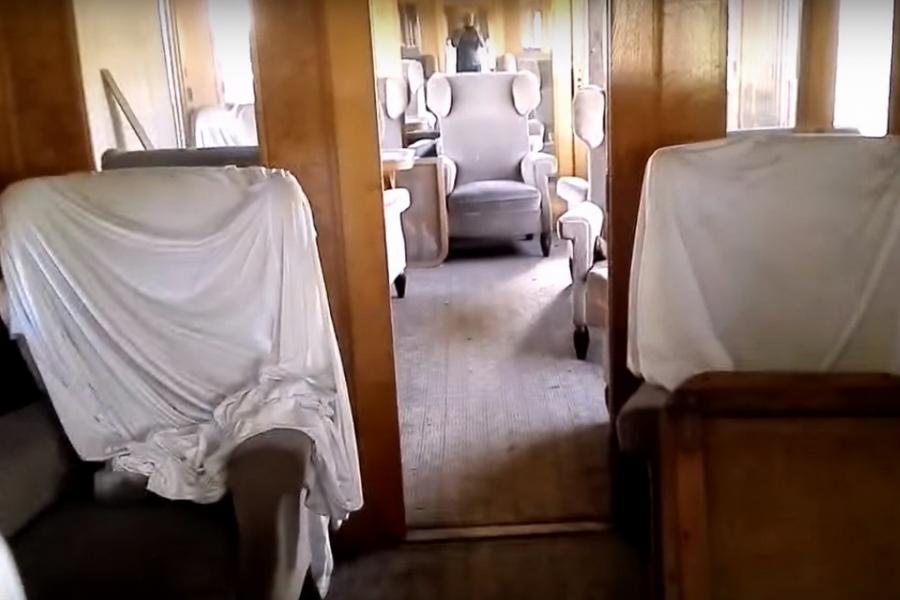 Opuszczony Orient Express przy granicy z Białorusią