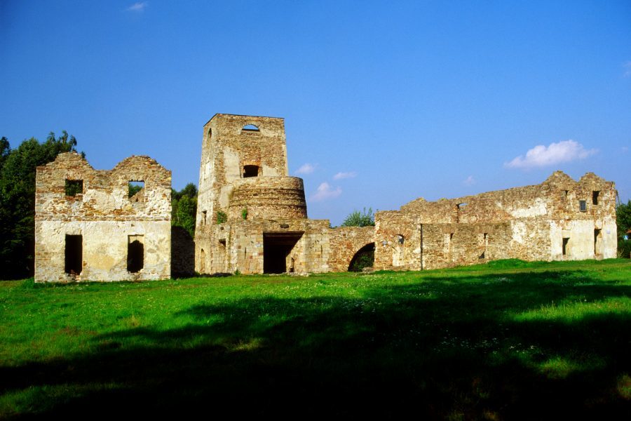 Ruiny huty Józef w Samsonowie