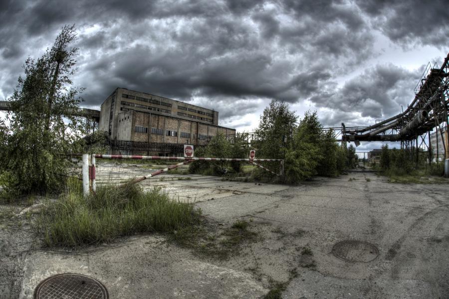 Opuszczona fabryka w Tarnobrzegu